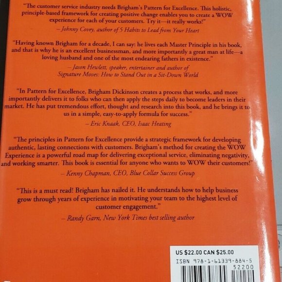 Pattern for Excellence Engage Your Team to WOW More Customers Book - Picture 4 of 6